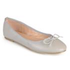 Journee Collection Vika Women's Ballet Flats, Girl's, Size: Medium (6.5), Grey