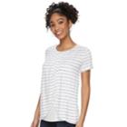 Maternity A:glow Tulip Hem Nursing Tee, Women's, Size: M-mat, White