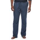 Big & Tall Croft & Barrow&reg; Plaid Flannel Lounge Pants, Men's, Size: 4xb, Dark Blue