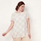 Plus Size Lc Lauren Conrad Graphic Top, Women's, Size: 1xl, White