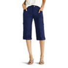 Women's Lee Skye Comfort Waist Skimmer Capris, Size: 12 Avg/reg, Dark Blue