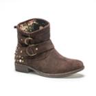 Muk Luks Candace Women's Ankle Boots, Girl's, Size: 7, Dark Brown