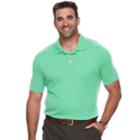 Big & Tall Croft & Barrow&reg; Classic-fit Easy-care Interlock Polo, Men's, Size: L Tall, Turquoise/blue (turq/aqua)