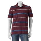 Men's Croft & Barrow&reg; Signature Striped Polo, Size: Xxl, Med Red