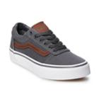 Vans Ward Elevated Boys Skate Shoes, Size: 3, Dark Grey