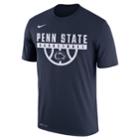 Men's Nike Penn State Nittany Lions Dri-fit Basketball Tee, Size: Medium, Blue (navy)