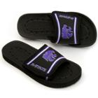 Adult Kansas State Wildcats Slide Sandals, Size: Medium, Black