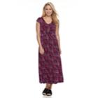 Petite Dana Buchman Shirred Crepe Maxi Dress, Women's, Size: S Petite, Pink