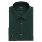 Big & Tall Arrow Regular-fit Poplin Wrinkle-free Dress Shirt, Men's, Size: 18.5 35-36, Green Oth