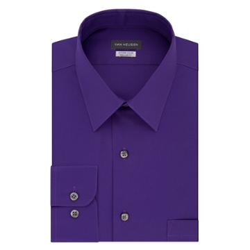 Men's Van Heusen Extreme Color Endurance Regular-fit Dress Shirt, Size: 2x-36/37, Purple