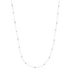 Sterling Silver Freshwater Cultured Pearl Beaded Long Necklace, Women's, Size: 36, White