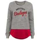 Women's Ohio State Buckeyes Mock-layer Tee, Size: Xl, Grey
