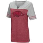 Women's Campus Heritage Arkansas Razorbacks On The Break Tee, Size: Large, Med Red