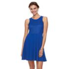 Petite Apt. 9&reg; Jacquard Sleeveless Dress, Women's, Size: Xl Petite, Blue