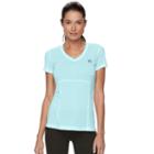 Women's Fila Sport&reg; V-neck Mesh Tee, Size: Large, Light Blue