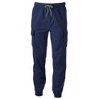 Men's Hollywood Jeans Oscar Cargo Jogger Pants, Size: Large, Blue (navy)