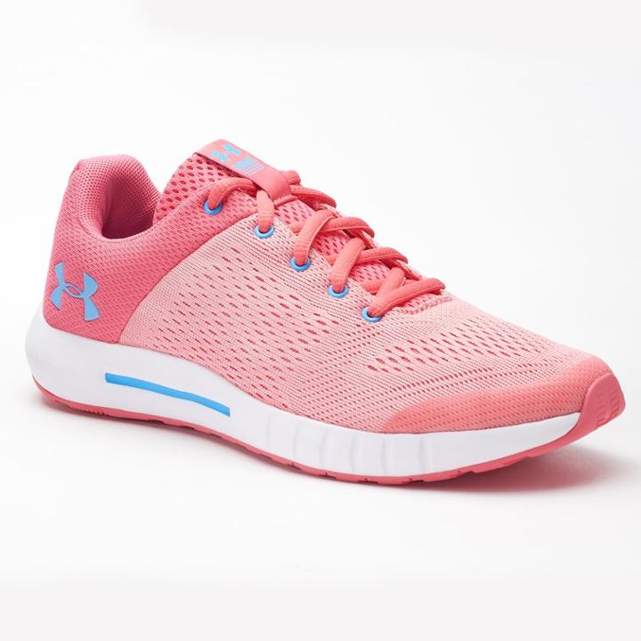 Under Armour Pursuit Grade School Girls' Sneakers, Size: 5, Dark Red