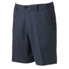 Men's Croft & Barrow&reg; True Comfort Classic-fit Stretch Flat Front Shorts, Size: 40, Dark Blue