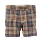 Toddler Boy Carter's Plaid Flat-front Shorts, Size: 5t, Brown Plaid