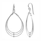 Primrose Sterling Silver Triple Teardrop Earrings, Women's, Grey
