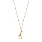 Lc Lauren Conrad Giraffe Pendant Necklace, Women's, Gold