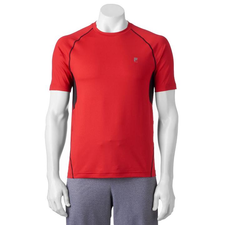 Big & Tall Fila Sport&reg; Abstract Training Top, Men's, Size: 3xl Tall, Red
