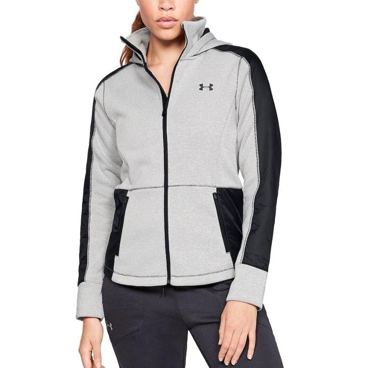 Women's Under Armour Swacket 4.0 Full Zip Jacket, Size: Small, Dark Grey