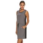 Women's Tek Gear&reg; Woven Tennis Dress, Size: Xl, Med Grey