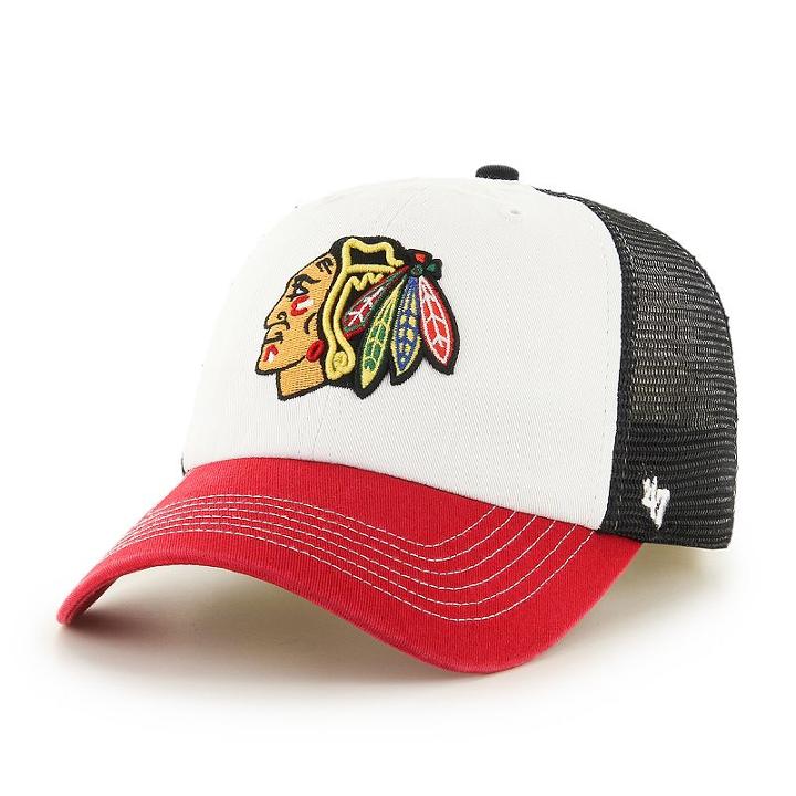 Adult '47 Brand Chicago Blackhawks Closer Fitted Cap, Men's, Multicolor