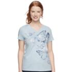 Women's Sonoma Goods For Life&trade; Essential Graphic V-neck Tee, Size: Xl, Dark Blue