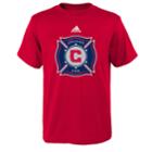 Boy's 8-20 Adidas Chicago Fire Logo Tee, Size: L 14-16, Red