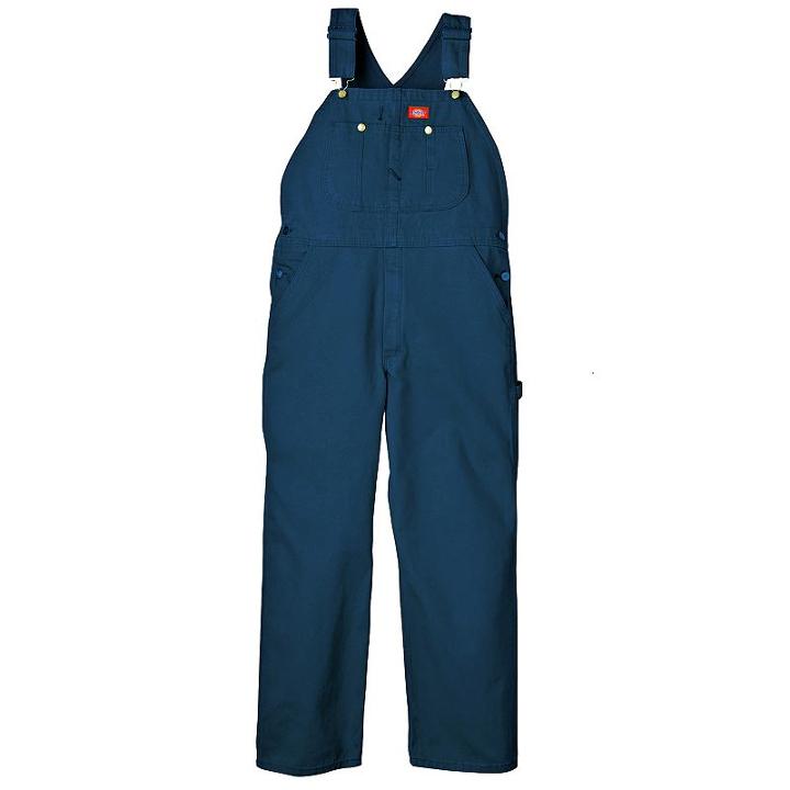 Men's Dickies Bib Overall, Size: 34x32, Blue