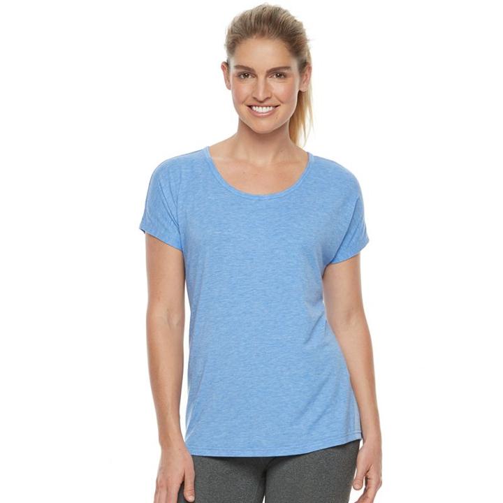 Women's Tek Gear&reg; Dolman Active Tee, Size: Xl, Blue (navy)
