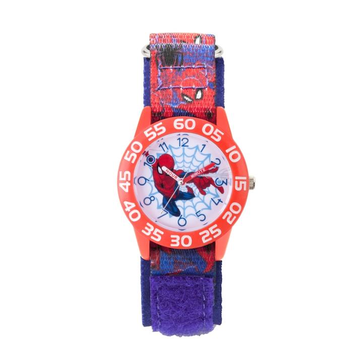 Marvel Spider-man Kids' Time Teacher Watch, Size: Medium, Blue