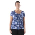 Juniors' Plus Size Wallflower Hatchi Tee, Girl's, Size: 1xl, Orange Oth