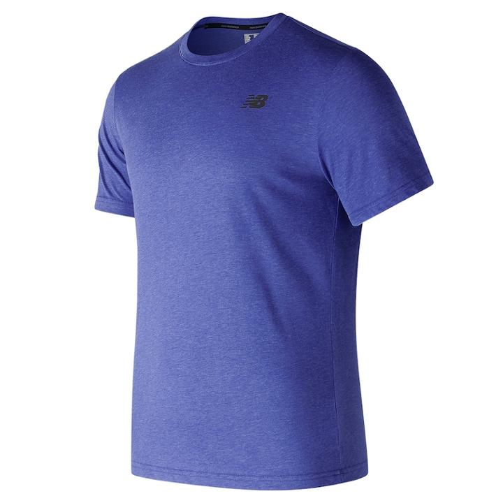 Men's New Balance Tech Tee, Size: Xl, Purple