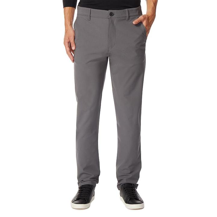 Men's Heat Keep Ultra Flex Straight-fit Performance Pants, Size: 34x32, Med Grey