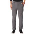 Men's Heat Keep Ultra Flex Straight-fit Performance Pants, Size: 34x32, Med Grey