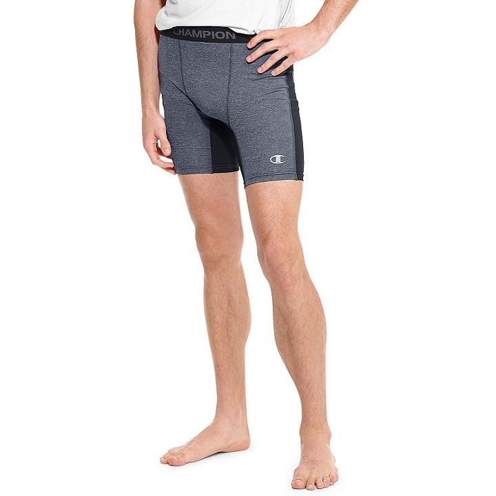 Champion Powerflex Performance Compression Brief - Men, Size: Xl, Med Grey