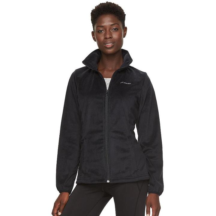 Women's Columbia Blustery Summit Fleece Jacket, Size: Medium, Grey (charcoal)