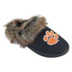 Women's Clemson Tigers Scuff Slippers, Size: Large, Black