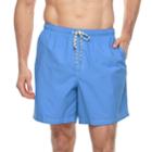 Big & Tall Croft & Barrow&reg; Solid Swim Trunks, Men's, Size: Xl Tall, Light Blue