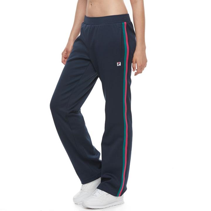 Women's Fila Sport® Straight Leg Track Pants, Size: Large, Blue (navy)