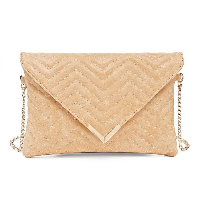 Olivia Miller Yazmin Envelope Clutch, Women's, Beige Oth