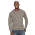 Men's Croft & Barrow&reg; True Comfort Classic-fit V-neck Sweater, Size: Medium, Dark Red