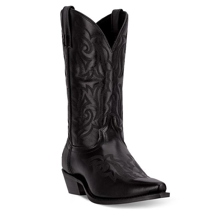 Laredo Hawk Men's Cowboy Boots, Size: Medium (7), Black