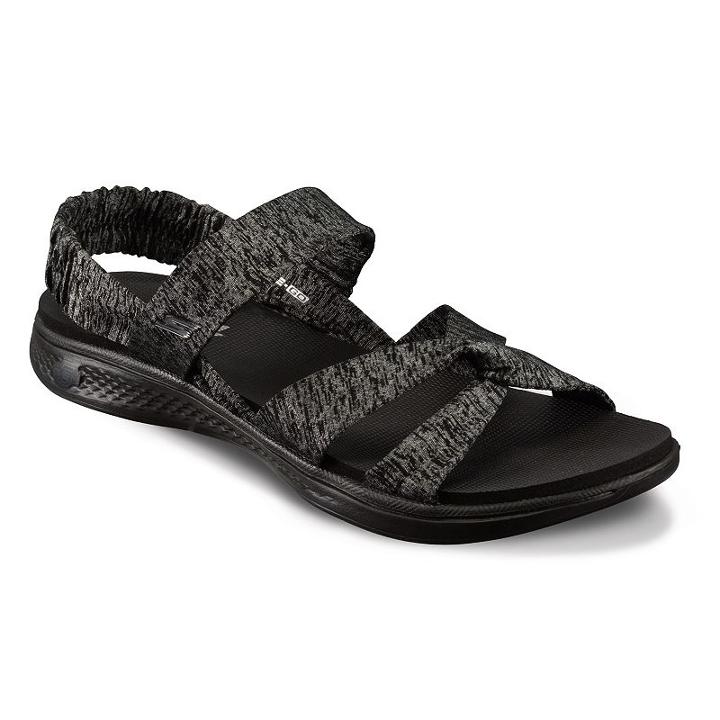 Skechers H2 Goga Bountiful Women's Sandals, Size: 7, Dark Grey