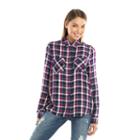 Juniors' So&reg; Button-down Top, Teens, Size: Large, Blue