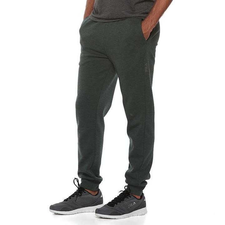 Men's Fila Sport&reg; Fleece 2.0 Jogger Hoodie, Size: Medium, Dark Green