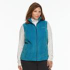 Plus Size Columbia Three Lakes Fleece Vest, Women's, Size: 3xl, Green Oth